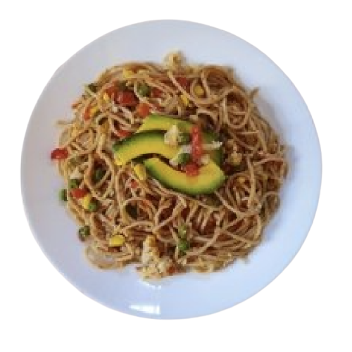 pasta con aguacate
